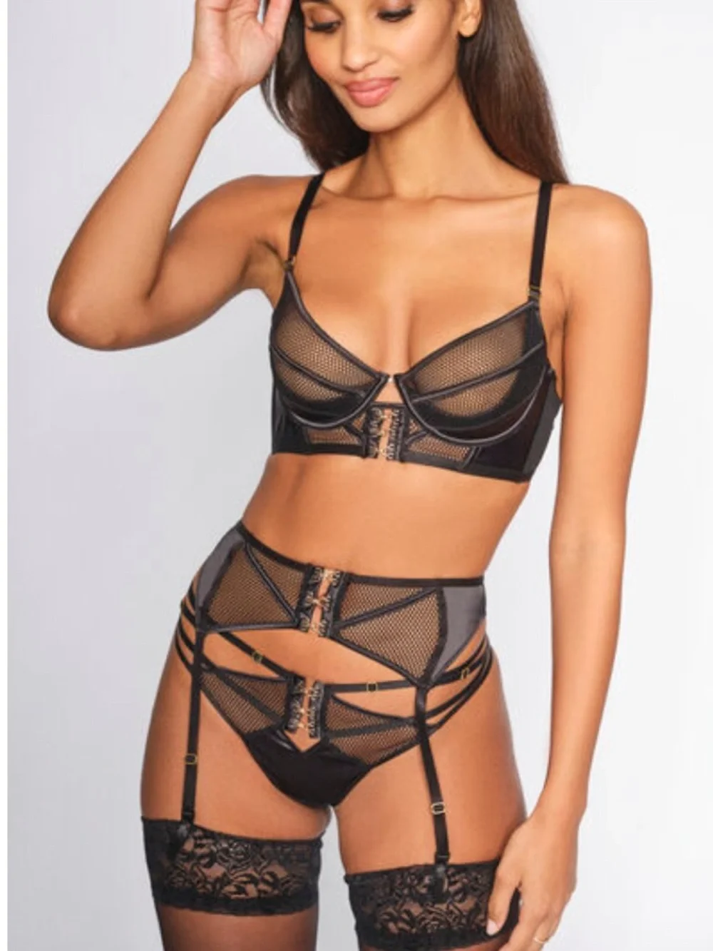 Ann Summers The Superior Black Bra 36D